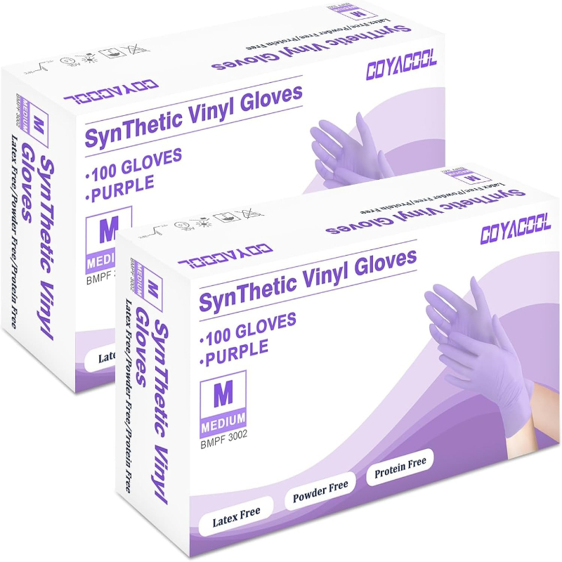 50/100pcs Purple Nitrile Glove - Exam Glove Nitrile recension och pris