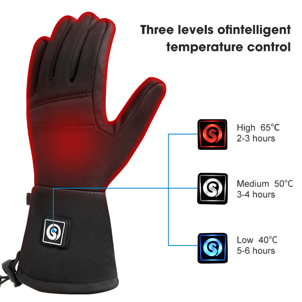 Snow Deer S18 Winter Heated Gl - Motorcycle Glove Knuckle recension och pris