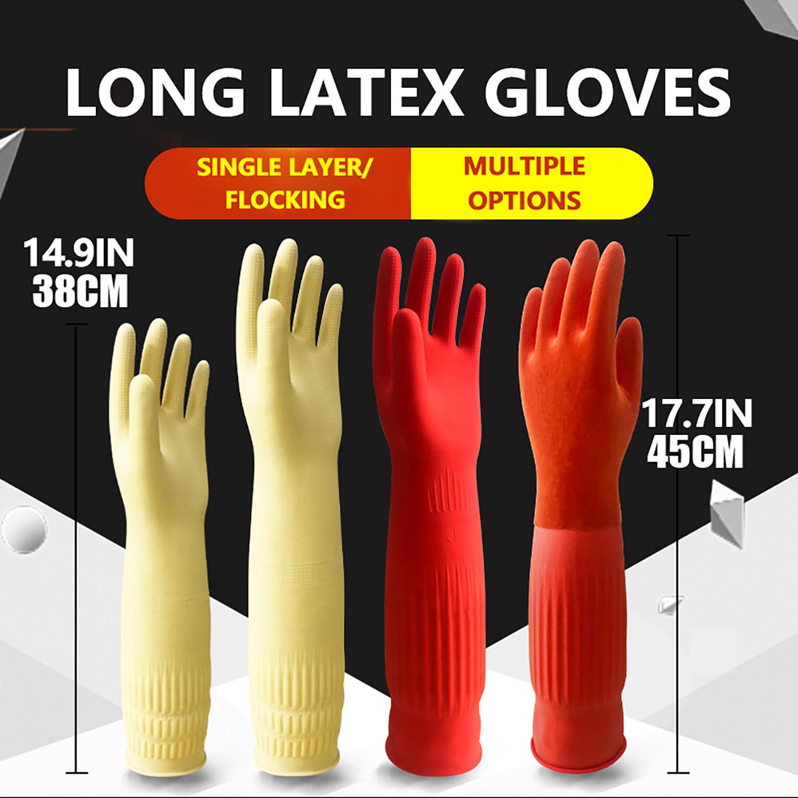 1pair Flexible Comfortable Rub - Dish Glove Rubber recension och pris
