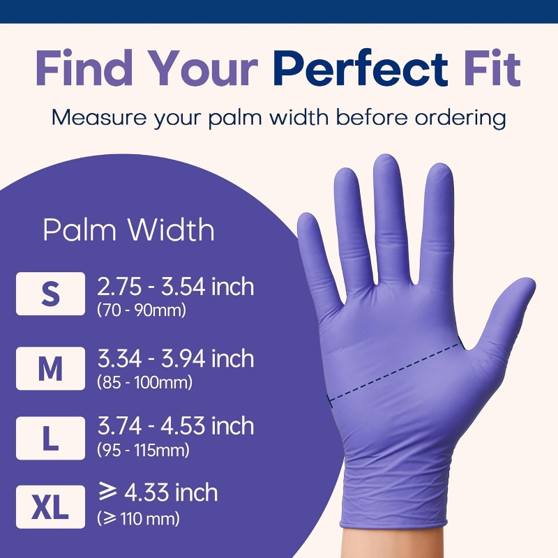 Disposable Gloves Purple Nitri - Exam Glove Nitrile recension och pris