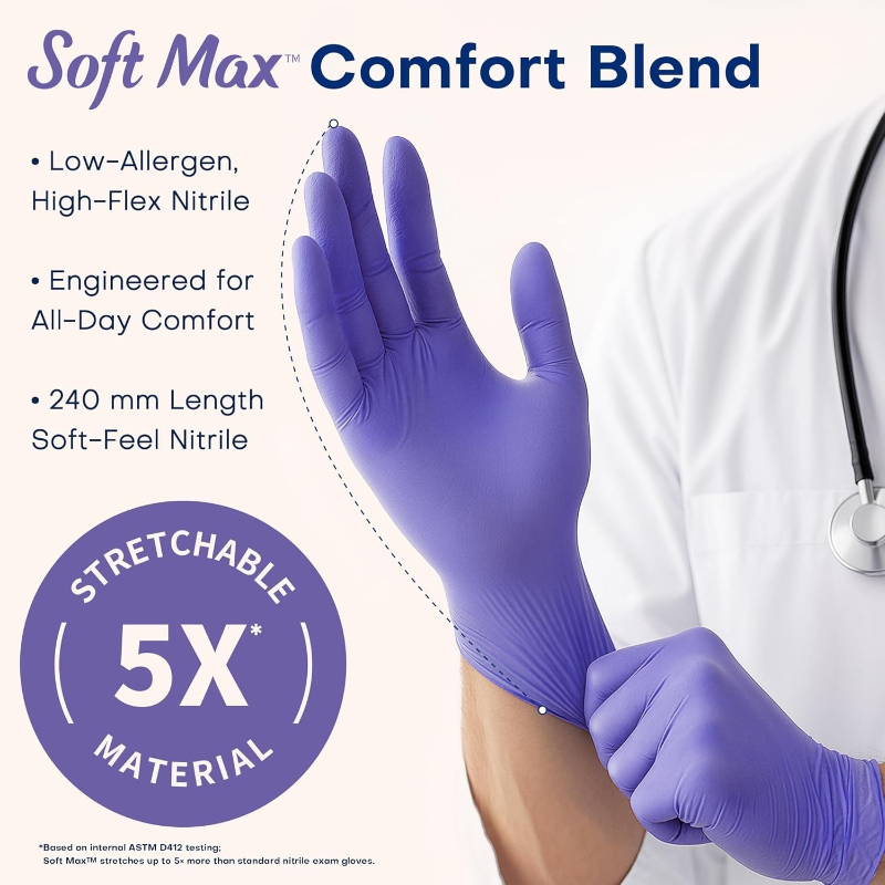 Disposable Gloves Purple Nitri - Exam Glove Nitrile recension och pris