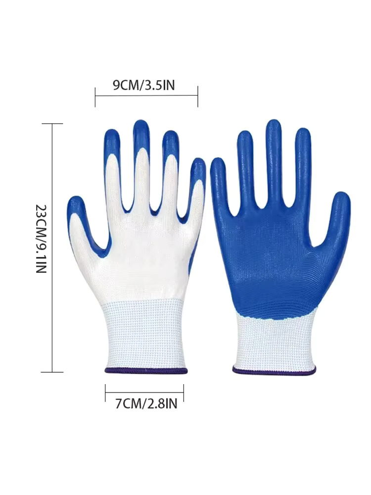3 Pairs Of Non-slip Wear-resis - Nitrile Mechanic Glove recension och pris