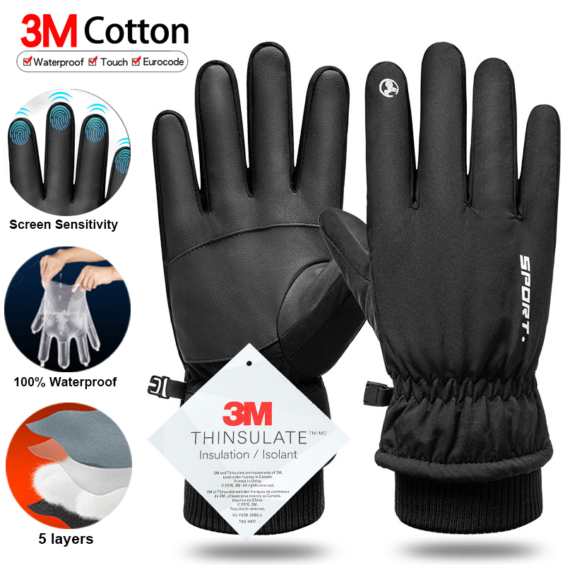 Thermal Winter Cycling Ski Glo - Ski Glove Waterproof recension och pris