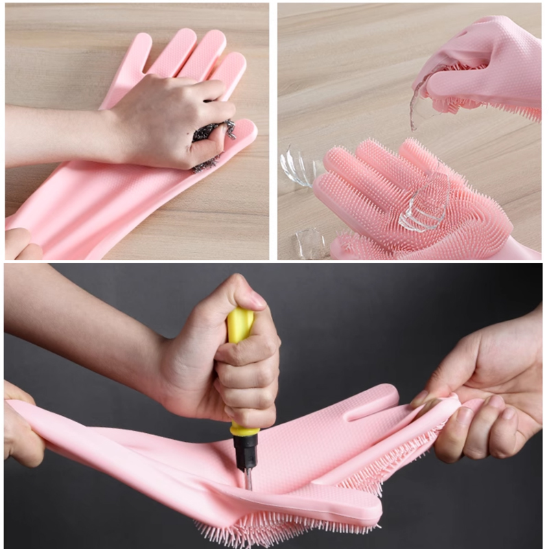 Dishwashing Cleaning Gloves Ma - Dish Glove Rubber recension och pris