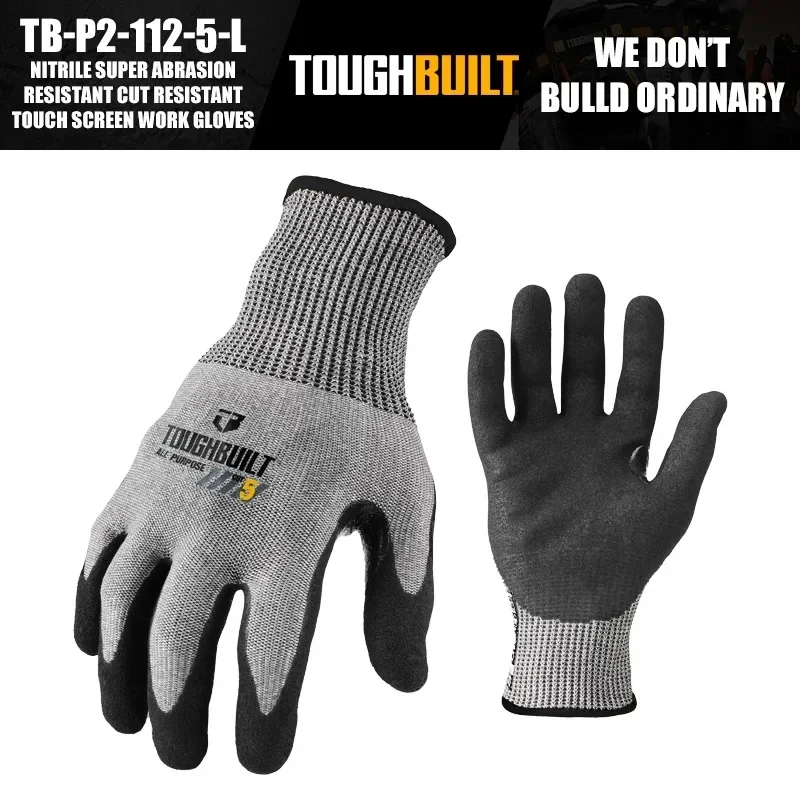 ToughBuilt TB-P2-112-5-L Nitri - Cut Resistant Glove recension och pris