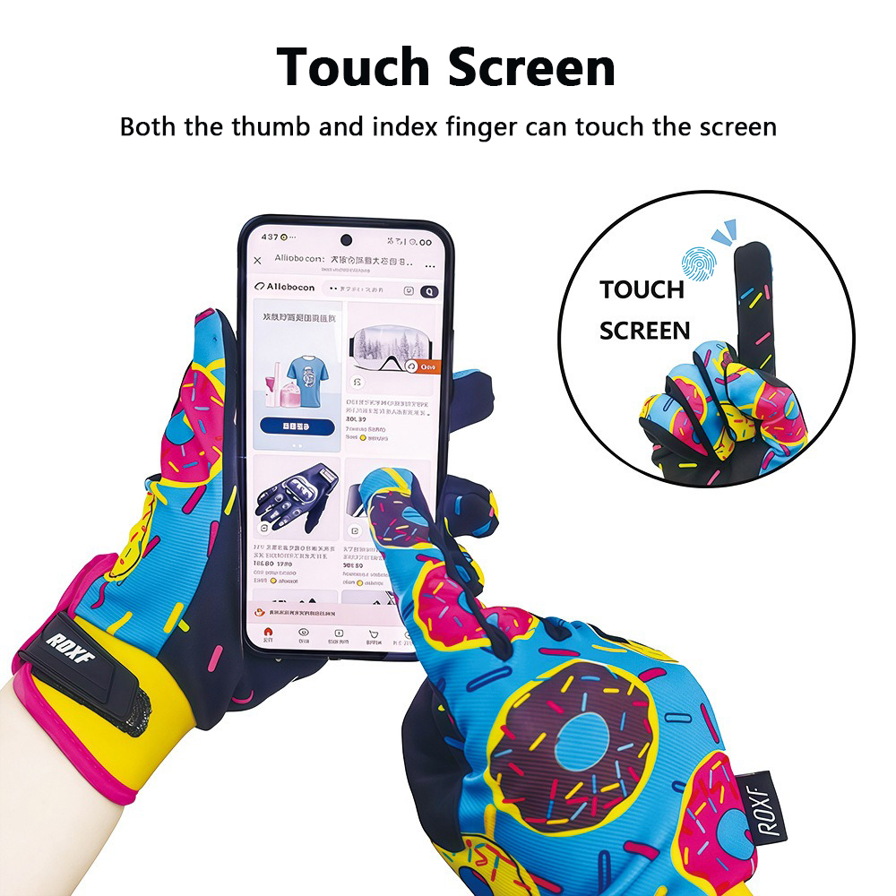 MuqiNush Fun Print Touchscreen - Workout Glove Gym recension och pris